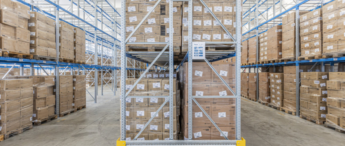 sistema di stoccaggio pallet