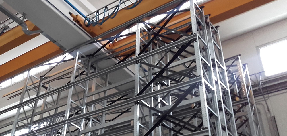 strutture per impianto di stoccaggio