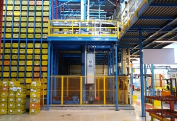 scaffalatura per impianto automatico